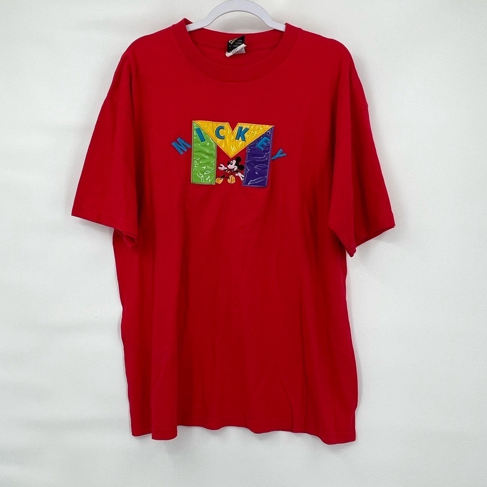 Mickey Unlimited Vintage disney graphic red short sleeve tee